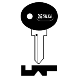 Silca MM1RP Fahrzeug-Schlüsselrohling mit...