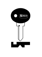 Silca MM1RP Fahrzeug-Schlüsselrohling mit Kunststoffkopf