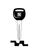 Silca HON58RDP Fahrzeug-Schlüsselrohling mit Kunststoffkopf - HONDA