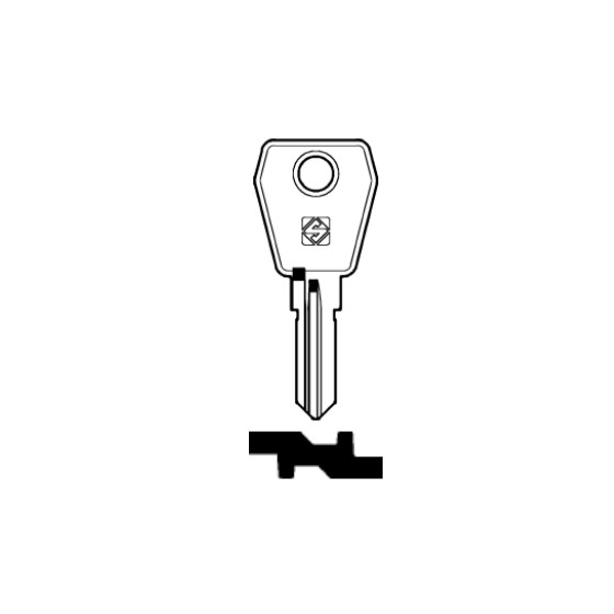 Silca LF61R Schlüsselrohling für LOWE & FLETCHER