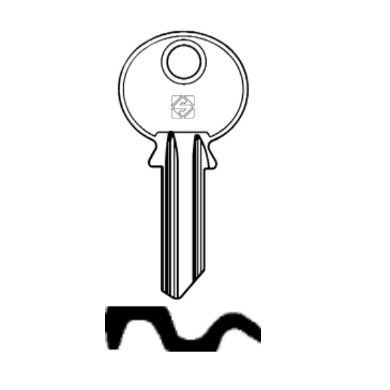 Silca ZE2 Schlüsselrohling für Zeiss Ikon
