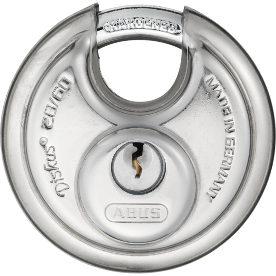 ABUS Vorhangschloss Diskus 28/70 mit 2 Schlüsseln vs. Lock-Tag