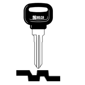 Silca FO23RP Fahrzeug-Schlüsselrohling mit...