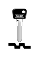 Silca MAZ11BP Fahrzeug-Schlüsselrohling mit Kunststoffkopf