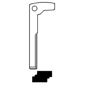 Silca HU126T Autoschlüssel Schlüsselschwerteinsatz