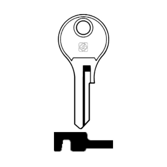 Silca DM39 Schlüsselrohling für DOM