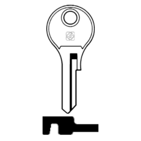 Silca DM39 Schlüsselrohling für DOM