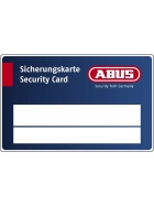 ABUS XP2S Ersatzschlüssel nach CODE der Sicherungskarte