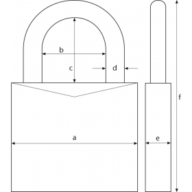 ABUS GRANIT 37/55 B/SB SZP Profil Hangschloss mit Sicherungskarte