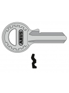 ABUS Schlüsselrohling 65/25, 64TI/25