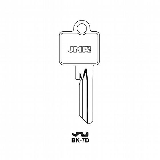 JMA BK-7D Schlüsselrohling für BKS