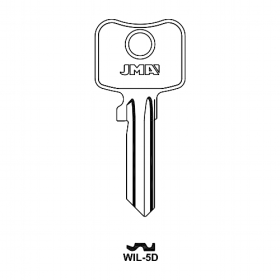 JMA WIL-5D Schlüsselrohling für WILKA
