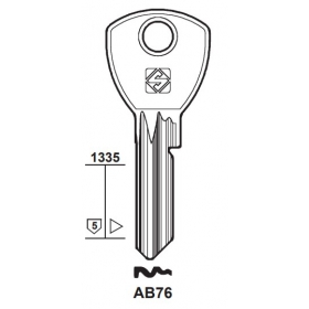 Silca AB76 Schlüsselrohling für ABUS