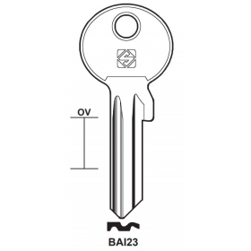 Silca BAI23 Schlüsselrohling für BASI