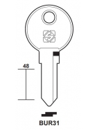 Silca BUR31 Schlüsselrohling für BURG
