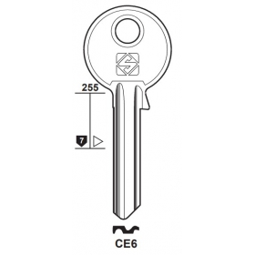 Silca CE6 Schlüsselrohling für CES