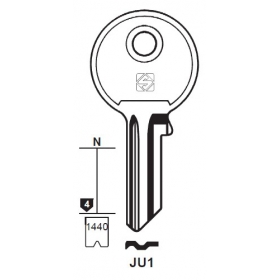 Silca JU1 Schlüsselrohling für JU
