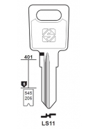 Silca LS11 Schlüsselrohling für LAS