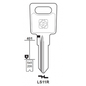 Silca LS11R Schlüsselrohling für LAS