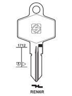 Silca REN6R Schlüsselrohling für RENZ