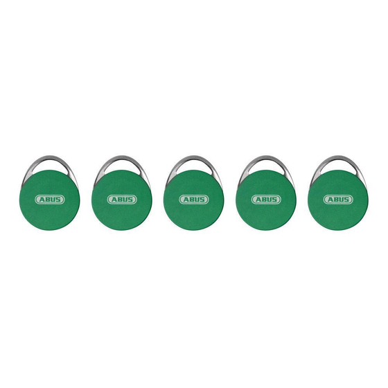 ABUS ACTP00002 Farbige Schließmedien - grün (5er Set)